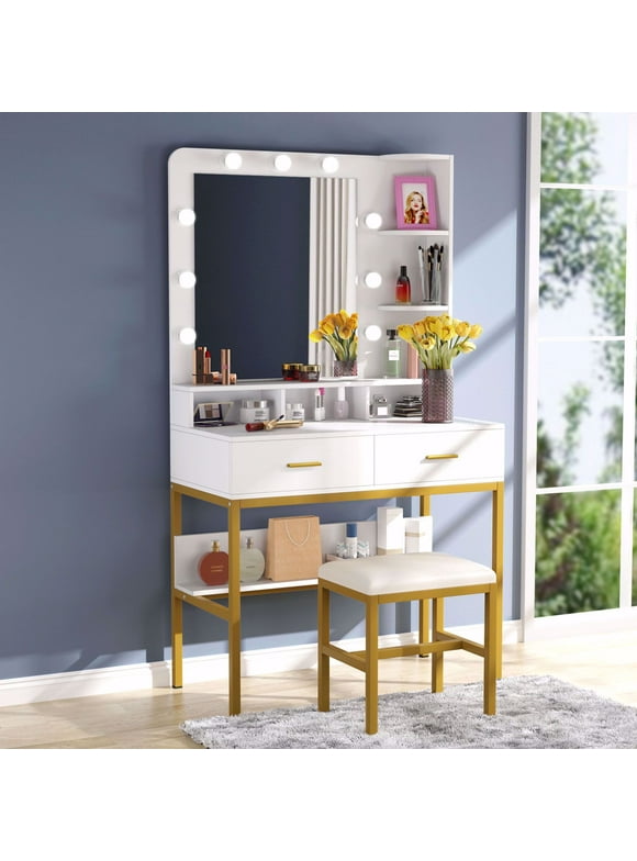 Lighted Makeup Vanity in Makeup Vanities