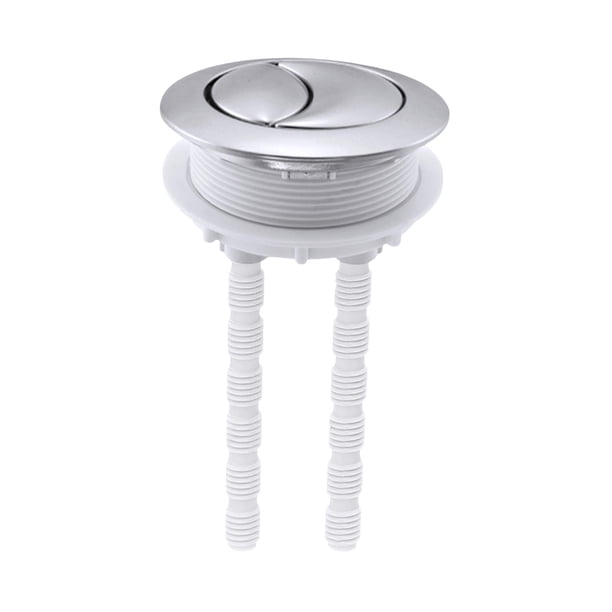 Botón pulsador para tanque de inodoro, piezas de cisterna galvanizadas, compatible con orificio de cerámica de 50 mm