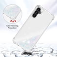 thumbnail image 4 of Slim Fit Phone Case for Samsung Galaxy A14, Glitter Liquid Quicksand Effect Silicone Soft TPU Case with Camera Lens and Screen Protection for Galaxy A14 5G/4G,LSWT Colorful, 4 of 14