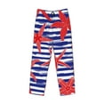 thumbnail image 4 of Balery Sea Stars print Men's Pajama Pants,Ultra Lightweight Pjs,Lounge Pant-, 4 of 9