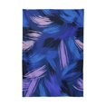 thumbnail image 3 of 54x72 Inch Tablecloth Polyester Square Tablecloth for Home Kitchen Dinner Decor Blue and Purple Brushstrokes, 3 of 9