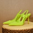 thumbnail image 3 of Women's Slingback High Heels Pointed Toe Stilettos Dress Party Pump Shoes Women's Heels Slingback Stiletto Pumps Shoes Closed Toe Dress Shoes, 3 of 4