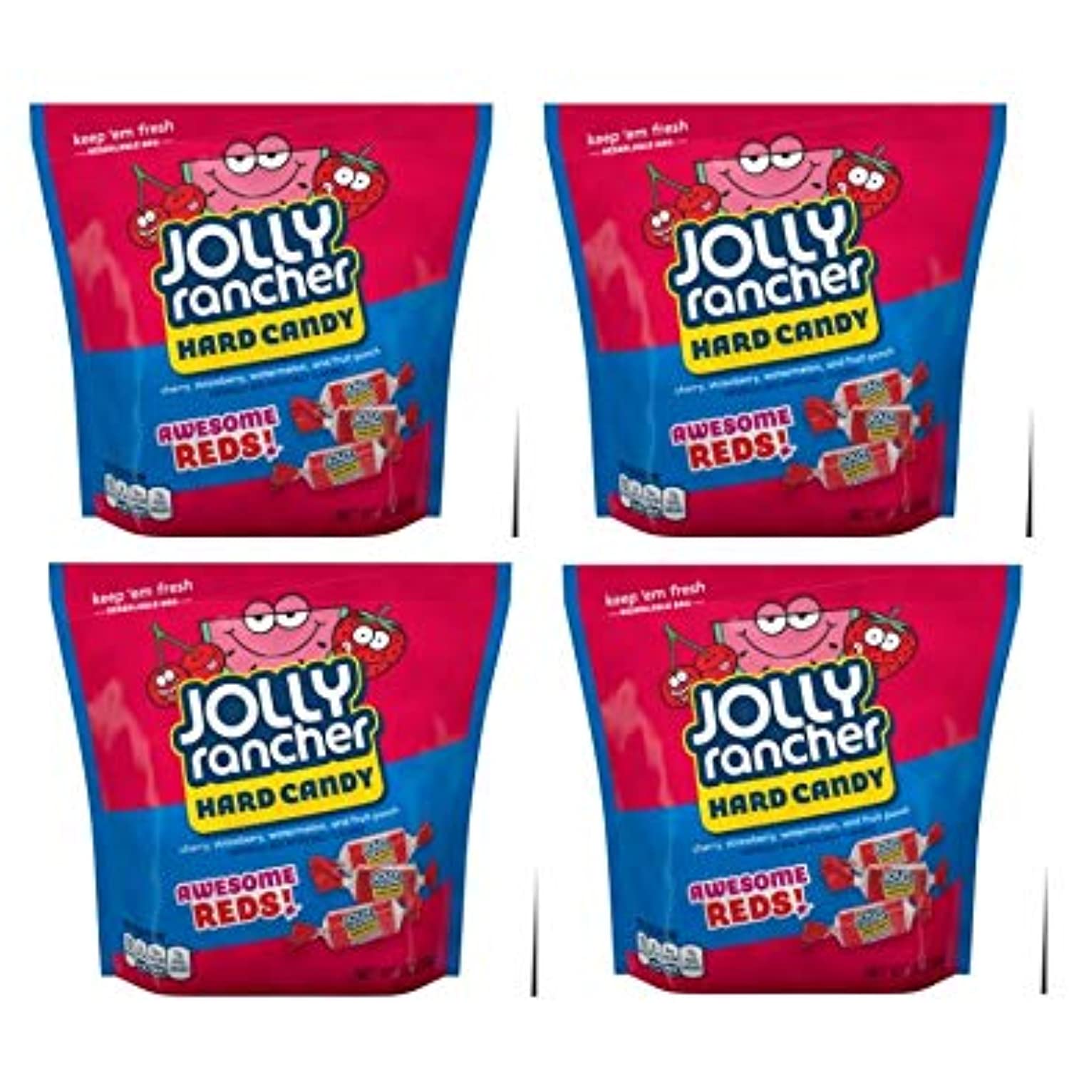 Jolly Rancher Awesome Reds Hard Candy, 13Ounce (.4 Packs)