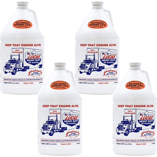 Lucas Oil 10002 Heavy Duty Oil Stabilizer 1 Gallon (Case