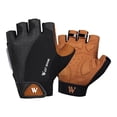 thumbnail image 1 of Guantes de ciclismo de medio Antideslizante A prueba de golpes Fitness Escalada Transpirable Guante sin s Protección transpirable para deportes de golf El 183x104cm Zulema Guantes de medio dedo de ciclismo, 1 of 8