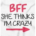 thumbnail image 2 of Funny Matching BFF Set for Besties Hoodie Sweatshirt Women Brisco Brands S, 2 of 7
