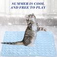 thumbnail image 4 of LADIGASU Cool Feeling Cats - Breathable Cool Small Mat - Spring And Summer Dog Bed Kennel - Pet Cats Mats, 4 of 5