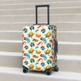 thumbnail image 5 of Travel Luggage Cover Protector - Colorful Lizard Frog Turtle Anti-Scratch Suitcase Covers Fits 18-32 Inch Luggage, 5 of 5