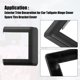 thumbnail image 3 of Cubierta de bisagra de portón trasero exterior superior o inferior para automóvil, cubierta de soporte de llanta de repuesto para Jeep Wrangler JK JKU 07-17 55397090AB, 3 of 7