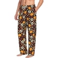 thumbnail image 3 of Kdxio Skulls Print Men's Sleep Pajama Pant Lounge Pants with Pockets, 3 of 8