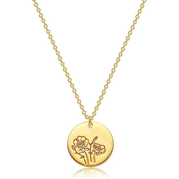 Necklace of the shop moon on your birthday