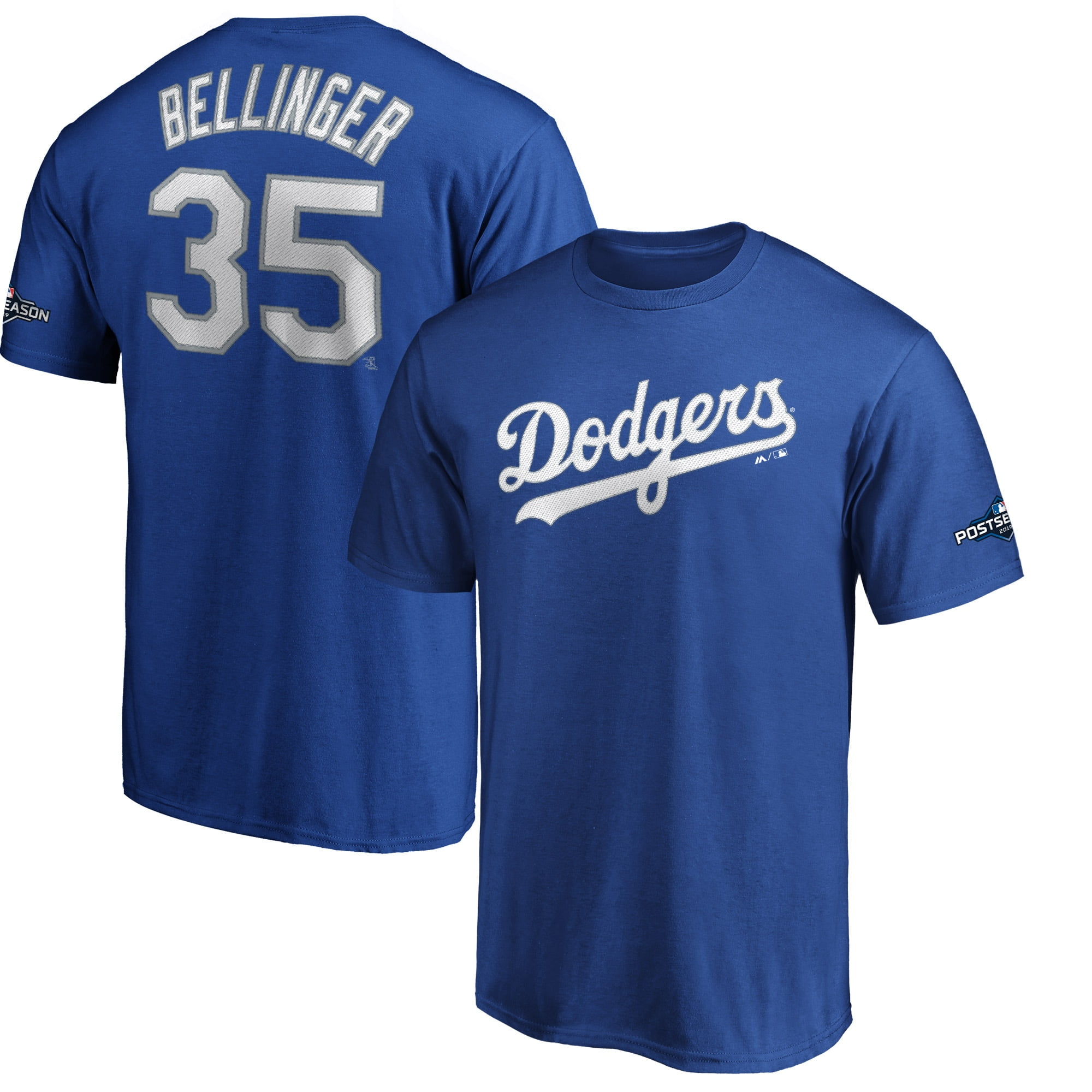 Cody Bellinger Los Angeles Dodgers Majestic 2019 Postseason Name
