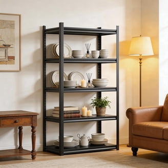 WELLAND 6-Tier Wire Shelving Rack, Adjustable Shelf Corner Unit