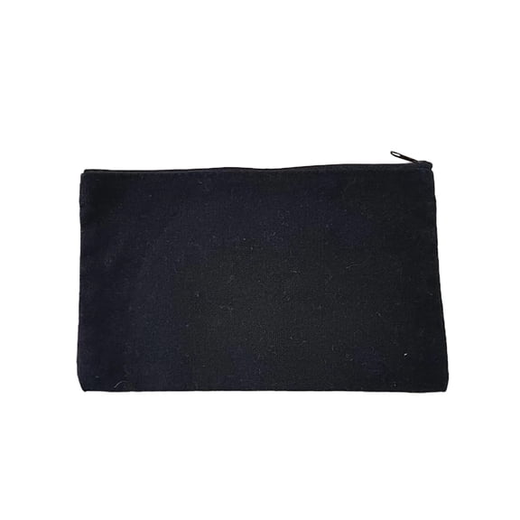 Small Travel Makeup Bag Leather Pen Case 21x12cm/8.2x4.7In Zipper Pencil Pouch for Pencils Pens Markers Change Coin Utility Pouch