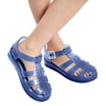thumbnail image 4 of Xfvqtps Kids Girls Jelly Sandals Closed Toe Princess Flat Thick Sole Summer Beach Waterproof Fisherman Gladiator Sandals, 4 of 8