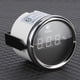 thumbnail image 4 of 2in 190ohm Fuel Gauge Digital Oil Level Meter Percentage for 12V/24V Yacht Boat Cat MotorcycleBlack Dial Silver Frame, 4 of 5