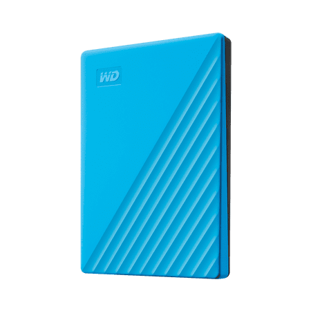 WD - My Passport 2TB External USB 3.0 Portable Hard Drive - Blue