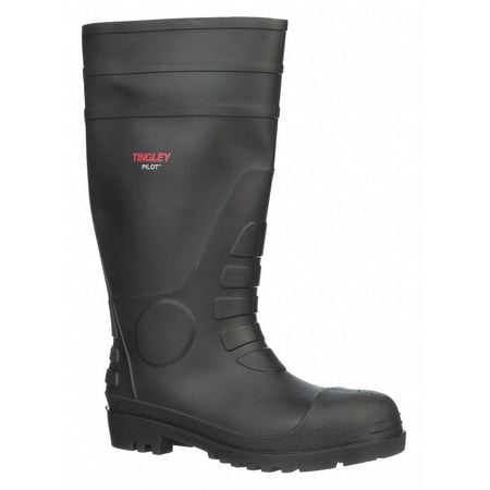 Tingley Rubber 31151.09 Black PVC Work Boot, Size