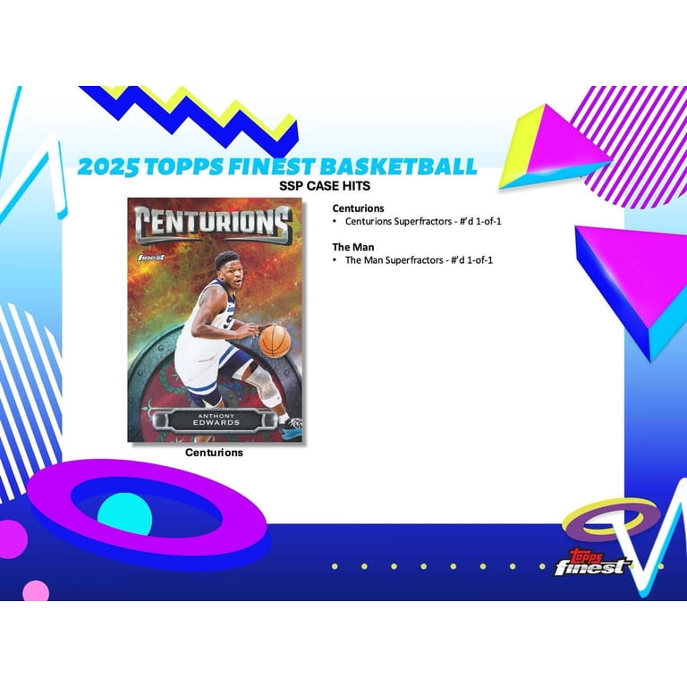 Topps 2024-25 NBA Basketball Finest Hobby Box - Walmart.com