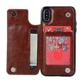 thumbnail image 4 of Premium Leather Wallet Phone Case - Double Magnetic Closure, Kickstand, Shockproof & Scratch-Resistant, Multiple Card Slots - Perfect for IPhone 15 14 13 12 11 Pro Max XR XS Max SE 2022/2020 7 8 Plus, 4 of 5