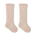 thumbnail image 1 of Esaierr Baby Girls Cotton Rich Knee-High Socks, Unisex Toddler Infant Kids Cottoninfant Non Skid Tube Socks Spring Summer Socks for 1M-3Y, 1 of 6
