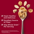 Oatmeal Crisp Heart Healthy Cereal, High Fiber Cereal Made with Whole