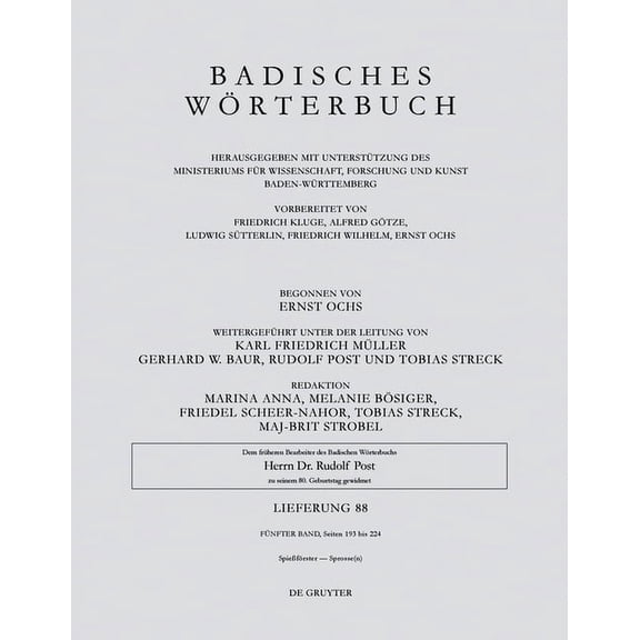 Spießförster ‒ Sprosse(n), (Paperback)