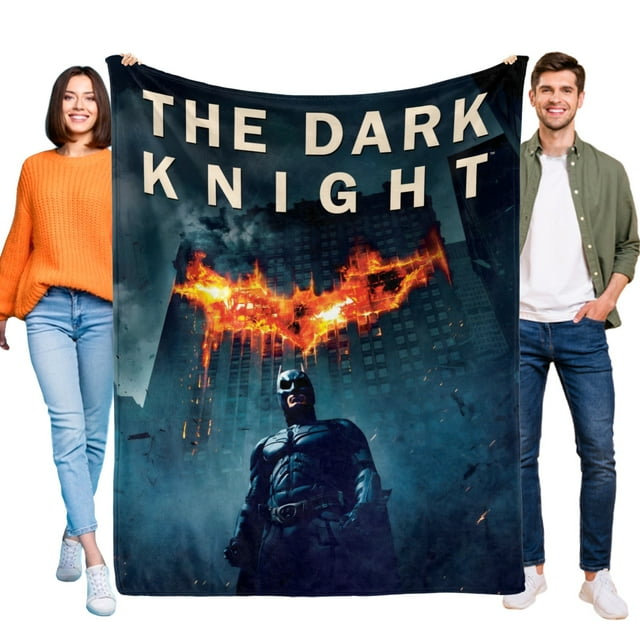 El Caballero Oscuro anti-pilling, suave, ligera, esponjosa y acogedora de lujo para hogar y cocina – Perfecta para niños y adultos, 100 x 150 cm