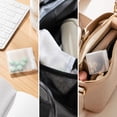 thumbnail image 5 of Iumwxz 7 Day Pill Organizer Pouches, Mini Reusable Waterproof Plastic Transparent Travel Storage Bags for Vitamins Supplements Small Items, Compact Size for Pocket Purse Backpack(White,1 Piece), 5 of 7