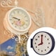 thumbnail image 4 of Reloj de pared de esquina estético, único y silencioso con esfera de doble cara: una joya decorativa para salas de estar, habitaciones de hotel y más., 4 of 6
