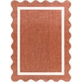 thumbnail image 2 of Mark&Day Outdoor Rugs, 5x7 Tony Traditional Rust/Cream Area Rug, Non Shedding Rust Cream Patio, Porch, Deck, Bedroom, Living Room or Kitchen (5'3" x 7'), 2 of 7
