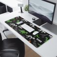thumbnail image 2 of Long Mouse Pads for Desk,Black Cartoon Dinosaurs Rawr Pattern Desk Mats on Top Of Desks, Desk Mouse Pad Extra Large with 3mm Non-Slip Base and Stitched Edge for Gaming,Office,Work,Home 31.5"x11.8", 2 of 6