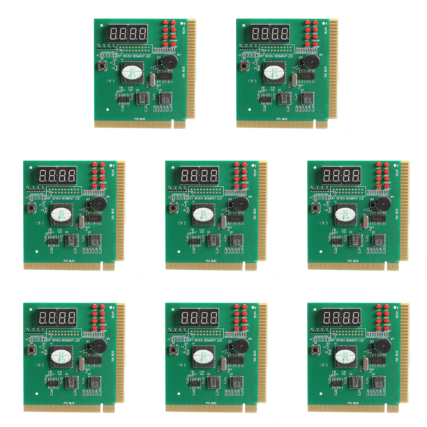 Diagnóstico nuevo analizador de pantalla LCD de 4 dígitos tarjeta placa base Post Tester PC