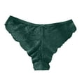 thumbnail image 6 of Sunvit-Panties Juniors Lace Underwear Size S Green - Soft Nylon Spandex Low-Rise Lace Panties with Scalloped Edge & Floral Motif, 1 Pack, 6 of 7