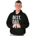 thumbnail image 5 of Best Dad Ever Fathers Day Gift Hoodie Hooded Sweatshirt Men Brisco Brands S, 5 of 6