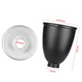 thumbnail image 2 of Sombra reflectora 45 grados de 11 pulgadas Bowens S Tipo de montaje Reflector difusor Shade sombra de la lámpara con 20 ° 40 ° 60 ° Honeycomb rejilla para Bowens Mount Studio Estroboscópico Flash L Romacci Sombra reflectora, 2 of 7