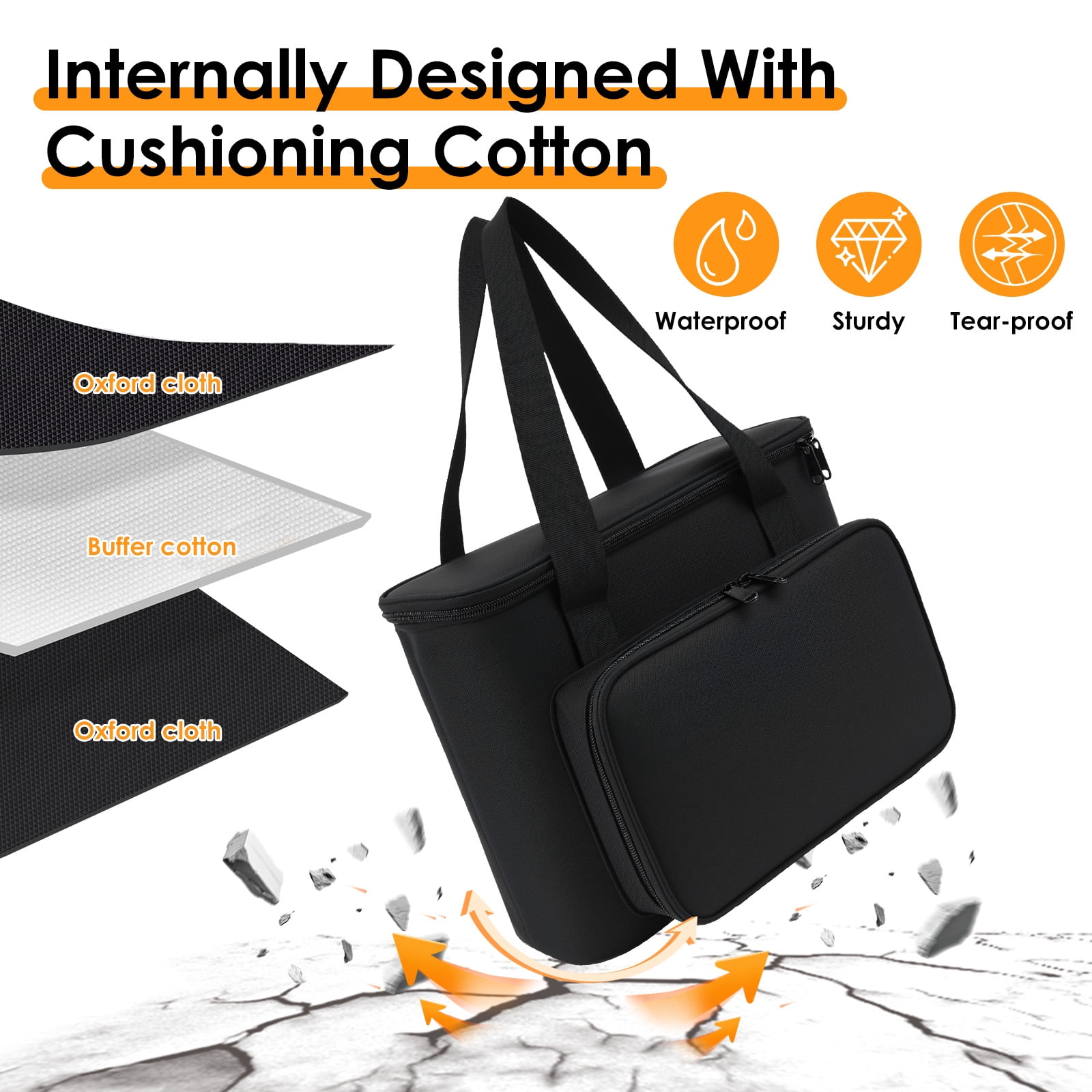 FUYGRCJ Coffee Maker Travel Bag for K Mini Mate, Oxford Cloth Single Serve Coffee Machine Carrying Bag for Home Camping Picnic