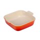 thumbnail image 1 of Plato cuadrado Le Creuset Stoneware Heritage 3L Flame, 1 of 3