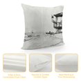 thumbnail image 4 of Orinice Lifeguard Station People in Water Lifeguard Boat Graphic Decorative Cushion Throw Pillow Cover 12x12in, 4 of 5