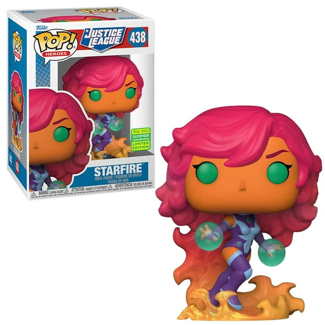 FUNKO POP JUSTICE LEAGUE - STARFIRE 438 SUMMER CONVENTION 2022 Funko 889698652131