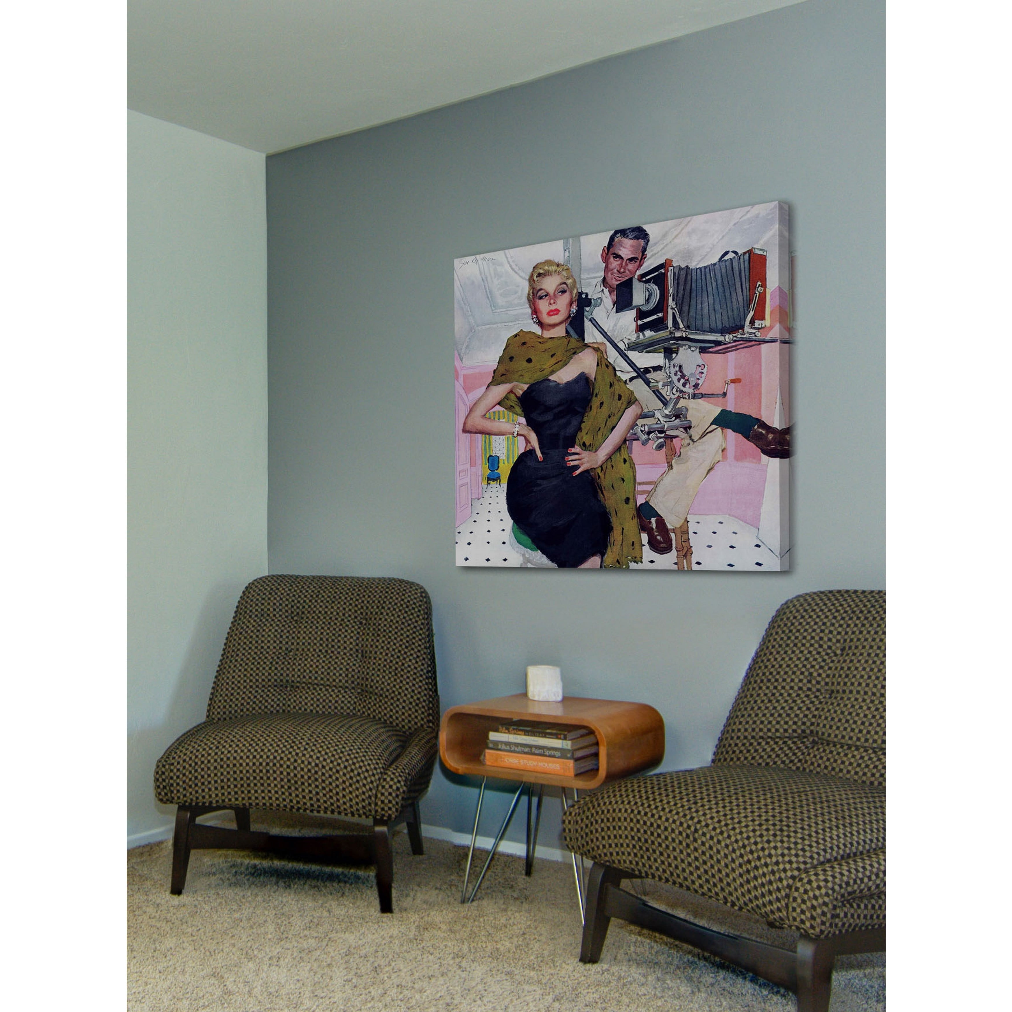 "Model Wife" Painting Print on Wrapped Canvas