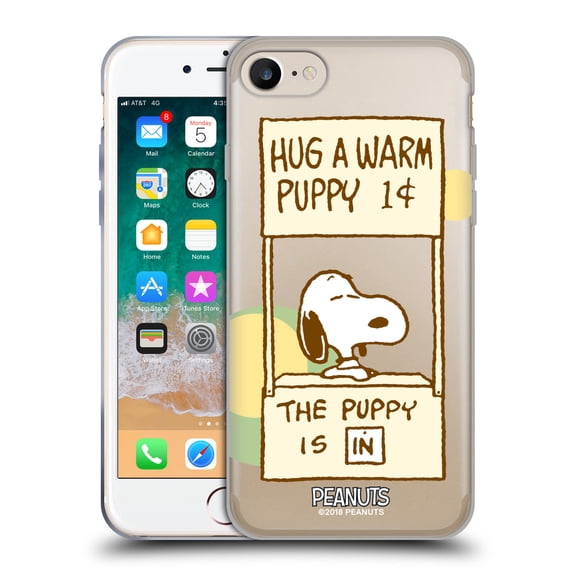 Head Case Designs Peanuts Snoopy Hug Warm Soft Gel Case for Apple iPhone 7 / 8 / SE 2020 & 2022