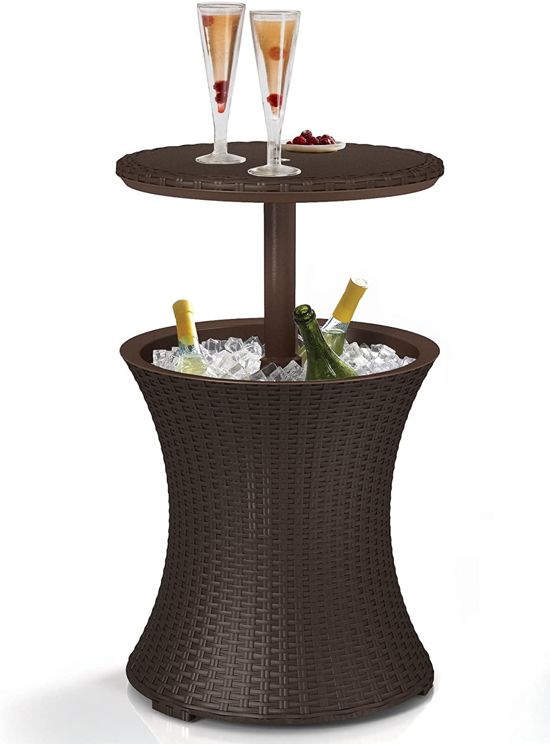 Elegant Design 2 Colours Details about   Keter Cool Bar Garden Drink Cooler Side Table Bar 