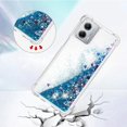 thumbnail image 4 of Slim Fit Phone Case for Motorola G 5G 2023,Soft TPU Glitter Liquid Quicksand Effect Silicone Stylish Case,Screen and Camera Protection Cover for Moto G 5G 2023,LSWT Blue, 4 of 14