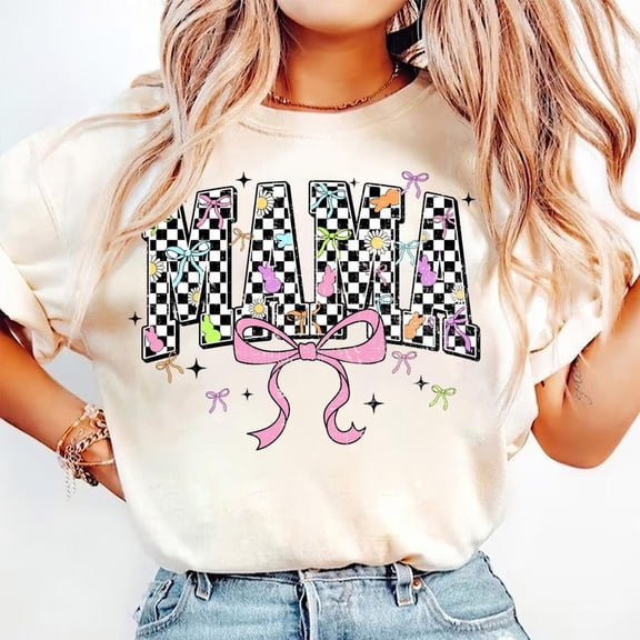 Easter Bunny T-Shirt, Coquette Bow Toddler Easter Shirt, Brushstroke Bunny T-Shirt, Dalmatian Dots Kids T-Shirt, Cute Easter Outfit for Boys and Girls