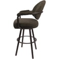 thumbnail image 3 of Swivel Counter Metal Bar Stool 26" - M-70 WB - Sanora Brown - Brown, 3 of 4
