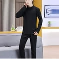 thumbnail image 6 of Dreluolixuan Cotton Underwear for Men Fleece Lined LeggingsTight Hunting Gear Base Layer Cotton Cold Weather Lightweight Camping Top and Bottom Sets, 6 of 8