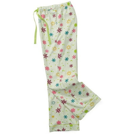 Women's Plus Snowflake Flannel Sleep Pants