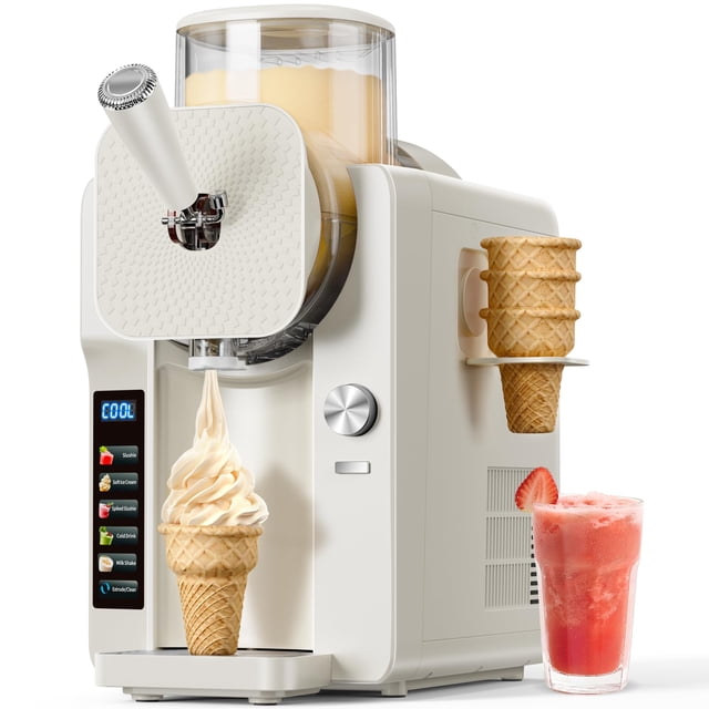 Máquina 2 en 1 para granizados y helado SOZT, 6 modos, uso doméstico