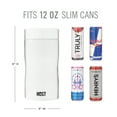 thumbnail image 4 of Host Stay-Chill Double Walled Slim Can Cooler for Beers, Sodas, Pearl White, 4 of 7